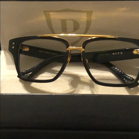 DITA Mach Three// Titanium Glasses Blk&Gold - Picture 2 of 5